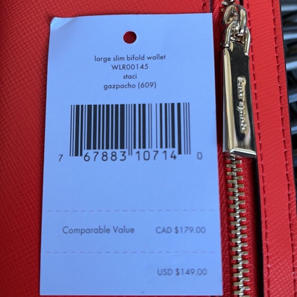 Kate Spade staci large slim bifold wallet - Picture 9 of 16